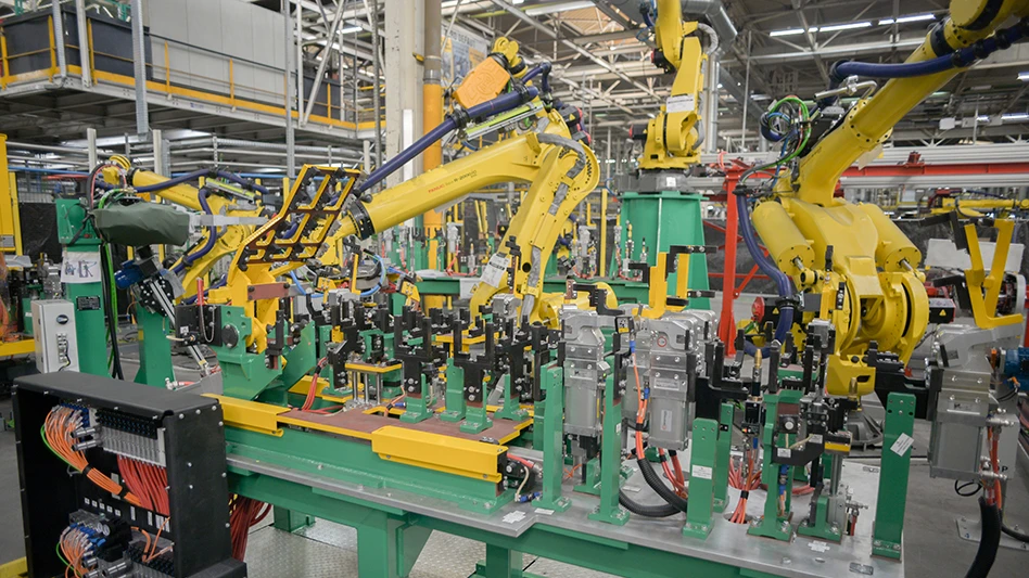 Automated robotized production line designed and implemented by SEGULA Technologies for a European automotive customer.