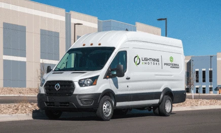 Electric vehicle (EV) bus and technology producer Proterra will supply battery technology for Lightning eMotors’ Generation 4 Lightning Electric Transit commercial van. 